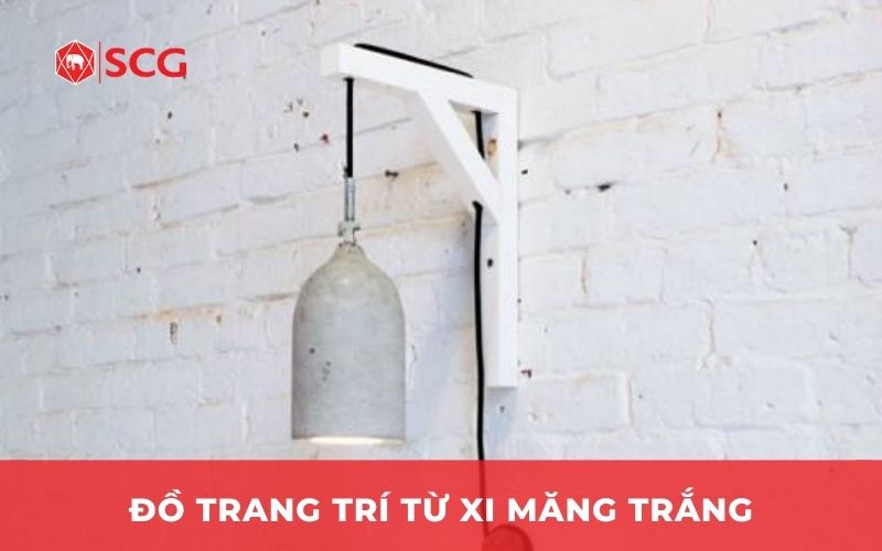 Đồ trang trí từ xi măng trắng