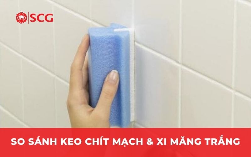 So sánh xi măng trắng và keo chít mạch