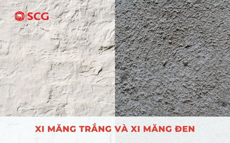 So sánh xi măng trắng và xi măng đen
